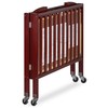 Dream On Me 3-in-1 Folding Portable Crib, Cherry, Large