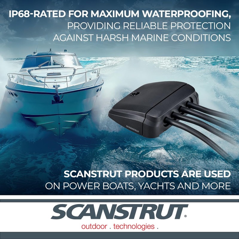 Scanstrut DS-H-Multi-BLK Horizontal Multi Cable Seal – Black