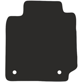 Wielganizator Driver's Velour Doormat Suitable for Nissan Micra K12 (2002-2010) Hatchback Driver's Side Driver's Mat Velour Floor Mat Black 1-Piece – Perfect Fit