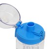 Fruit Infuser Water Bottle Anti Slip Grip Flip Top Lid