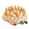 Wooden Memory Chess Game Logic Thinking Training Color Matching Stick
