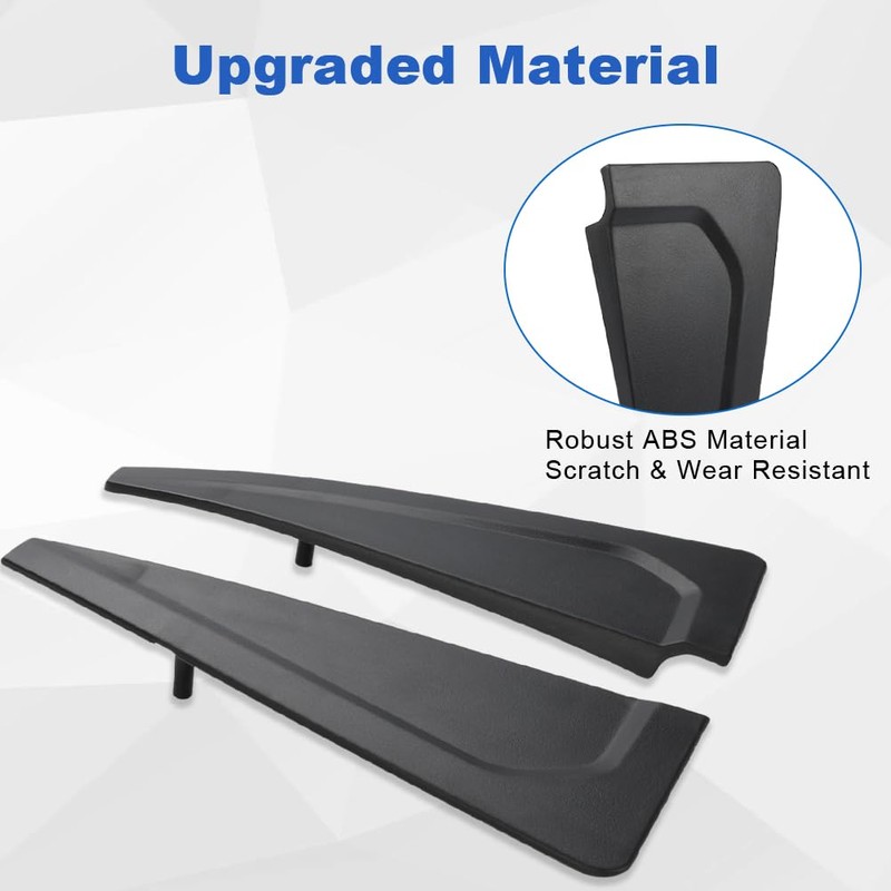 JDMON 2PCS Exterior Rear Left Right Door Panel Trim Molding