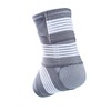 Ankle Brace with Drawstring for Stabilisation and Relief - Grey