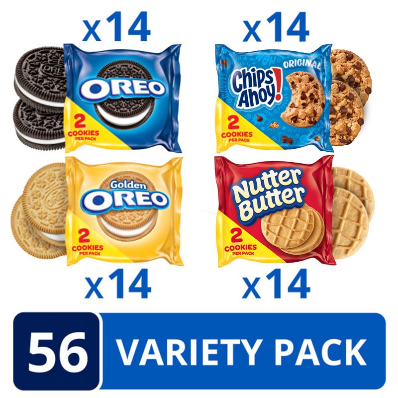 OREO Original, OREO Golden, CHIPS AHOY! & Nutter Butter Cookie