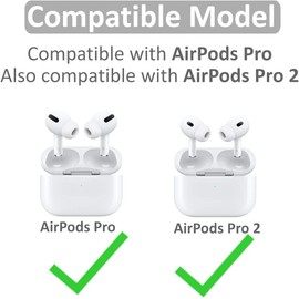 8 Sets Medium Size Ear Tips Replacement for AirPods Pro 2nd / 1st Generation, with Noise Reduction Hole, Silicone Eartips Ear Cap 8 Pairs Compatible with AirPods Pro 2 /Air Pods Pro 1, White M