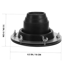 BESPORTBLE Stainless Steel Scald Ring for Tent Grill Chimney Fireproof Protection Ring for Camping Tent Stove Jack