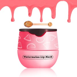 Watermelon Lip Balm Lip Mask, Moisturizing Lip Sleeping Mask, Hydrate Repair Prevent Dry Cracked Lip (Watermelon)