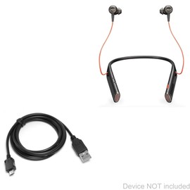 BoxWave Cable Compatible with Plantronics Voyager 6200 UC - DirectSync Cable, Durable Charge and Sync Cable for Plantronics Voyager 6200 UC