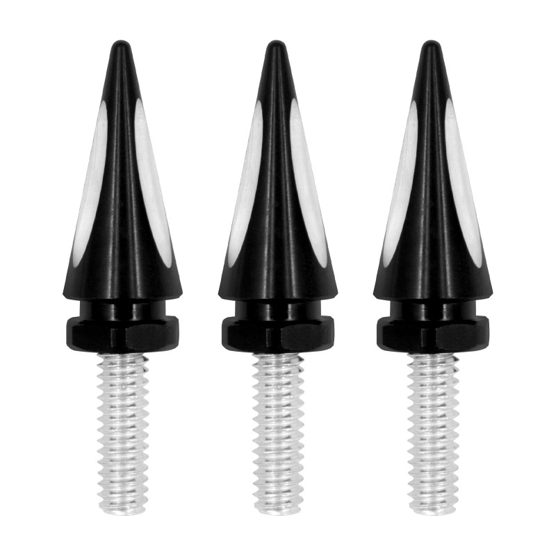 HDBUBALUS Spike Windshield Windscreen Black Screws For Harley Street Electra