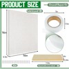 22 Pcs Drywall Repair Kit with 16x16x1/2 Drywall Repair Panel,