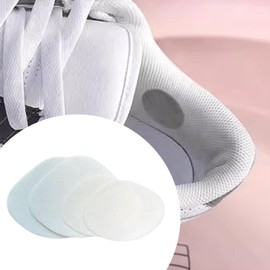 Baoblaze 4 Pieces Shoe Heel Repair Patches for Men and Women Self Sticky, Comfortable Inside Shoe Patches for Holes, White