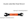 TopHomer Double Sided Bicycle Pedal Removal 15/16/17mm Bike Spannner with