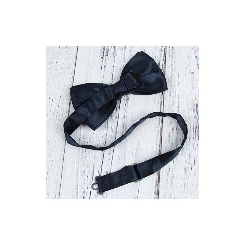 Men's Bow Tie and Y Shape Suspender Set Adjustable Elastic