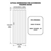 LTL Home Products 48 Wide x 80 Inches Tall Oakmont