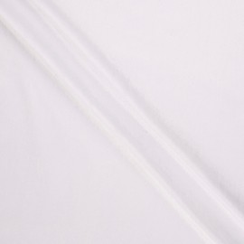 Mook Fabrics Minky Fleece Solid, White Cut by The Yard