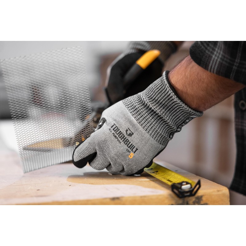 ToughBuilt All-Purpose Nitrile Dipped Gloves - XLarge - TB-P2-112-5-X