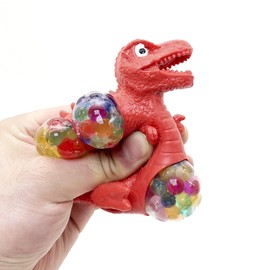 WANJUGUAN Dinosaur Vent Stress Balls 3 PCS - Squeeze Fidget Toys for ADHD, Autism, Work Pressure Release - Sensory Relieves Stress
