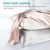 100% Satin Pillowcase with Zipper, Softer Than Silk Pillowcase for