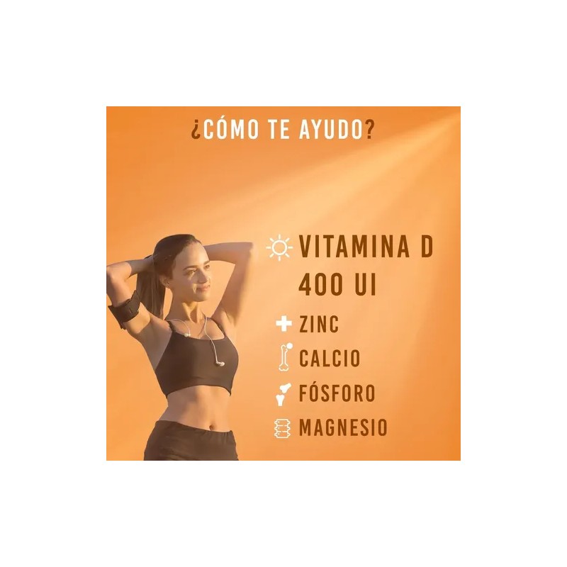 Vitamina Calcio Magnesio Zinc Fósforo Lifeed Inmune Sabor