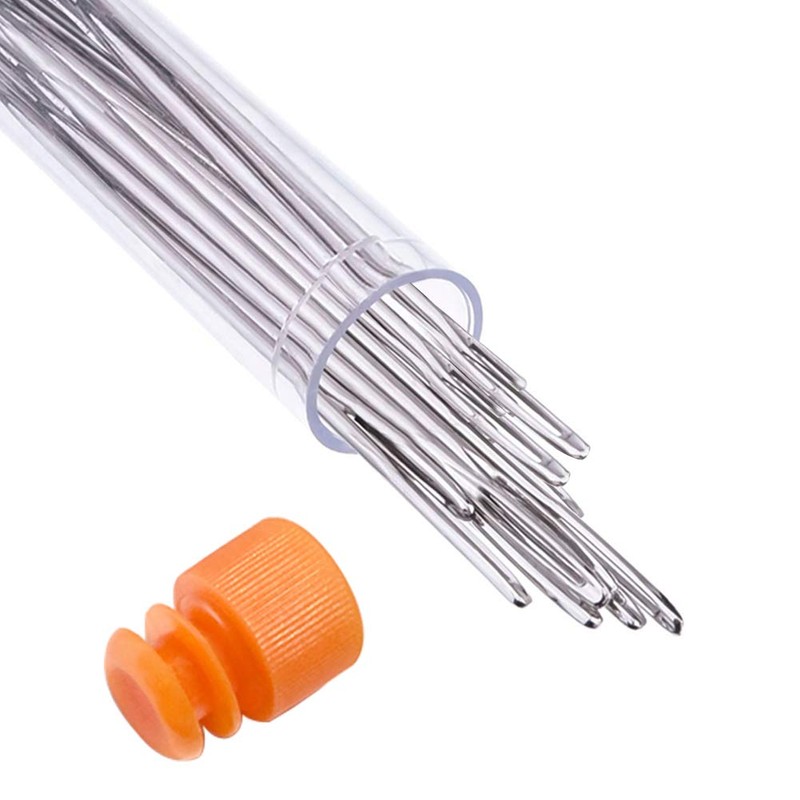 Large Eye Sewing Needles, 2.05-inch Sewing Sharp Needles, Needles for