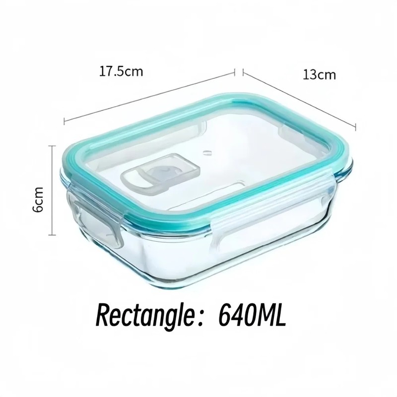 24-Piece Glass Food Storage Container Set for Meal Prep –