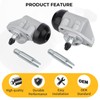 Fit for Backing Marine Trailer 10"/12" Hydraulic Brake Uni-Servo Wheel