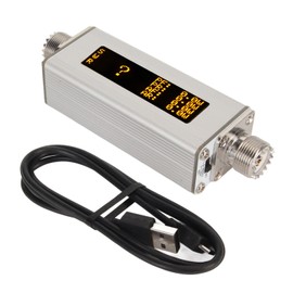 Mini SWR Power Meter 1.6‑30MHz High Frequency 0‑100W 350mAh Shortwave Standing Wave Meter with 2.23inch Screen