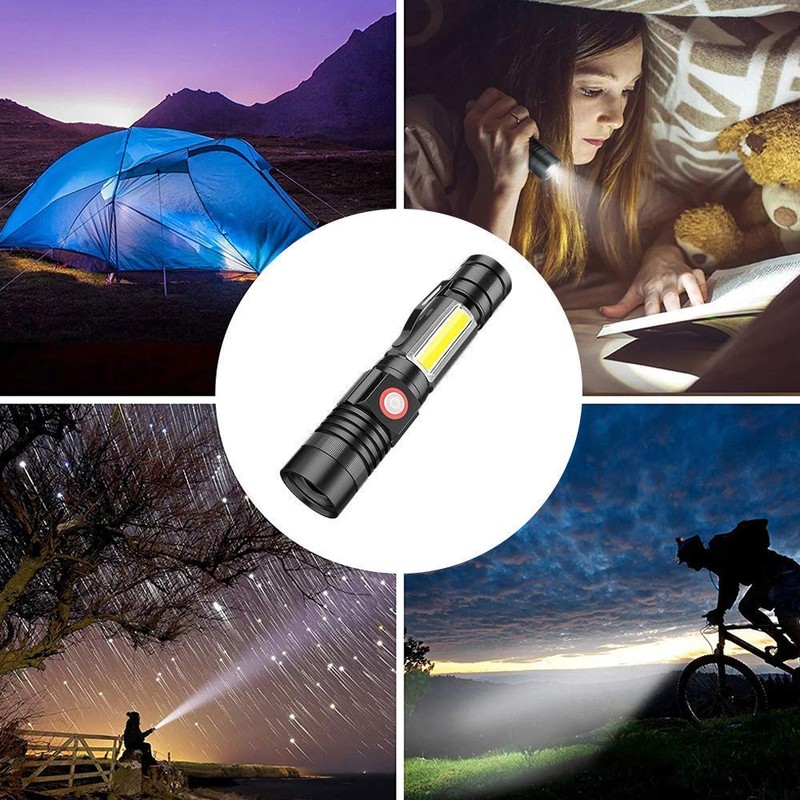 iToncs LED Tactical Flashlight, Magnetic Flashlight, High Lumens Super Bright