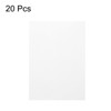QUARKZMAN Coloured Parchment Paper, 20 Sheets White Transparency 8.5 x