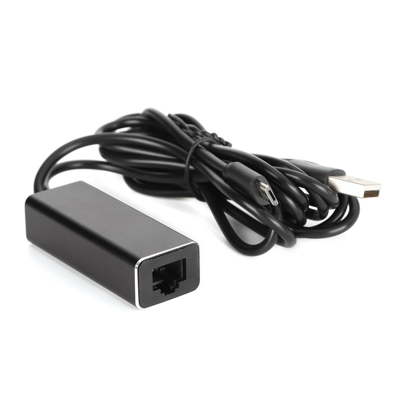 Micro USB to RJ45 Ethernet Adapter 10/100Mbps Conversion Transmission for
