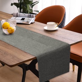 Modern Decorative Table Runners - Waterproof, Outdoor, Grey (40*180 cm) for Kitchen, Dining Room, Party