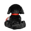 Teddys Rothenburg Cuddly Toy Labrador + Leash Sitting Black 28