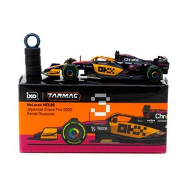 1:64 Scale Diecast Model Car Compatible with McLaren MCL36 Japanese Grand Prix 2022#3 Daniel Ricciardo Limited Edition by Tarmac T64G-F041-DR2