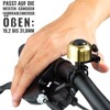 PRO BIKE TOOL Bicycle Handlebar Bell - Clear Ringtone for