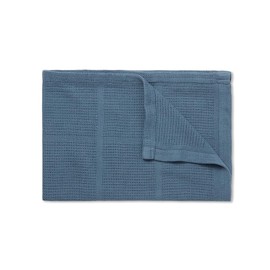 MORI Baby Premium Breathable Bamboo-Cotton Blanket in Dark Blue – Ideal for Swaddling Newborn Boys and Girls – Perfect for Year-Round Comfort – 70 x 100 cm