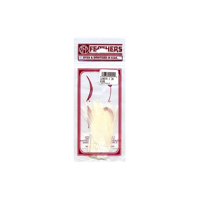 ZUCKER™Strung Rooster Dyed Hackle Feathers - White
