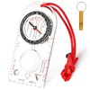 Flintronic Navigation Compass, Hiking Compass with Luminous Function, Waterproof Pocket
