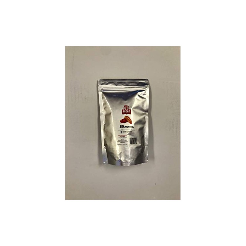 Meat Maniac Edible Insects | Salted Silkworms (15g)