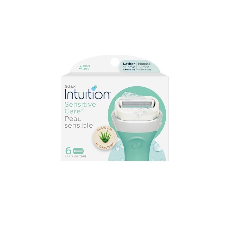Schick Intuition Sensitive Care Moisturizing Razor Blade Refills for Women