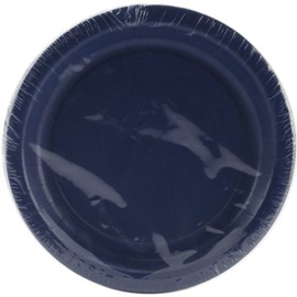 Creative Converting Touch of Color 24 Count Paper Lunch Plates, Navy