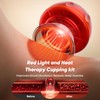 2 Pack Smart Cupping Therapy Massager with Red Light, 7-in-1