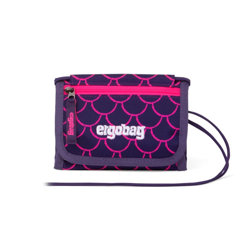 ergobag Neck Pouch, Coin Compartment, Viewing Window Pearl Diving Bear