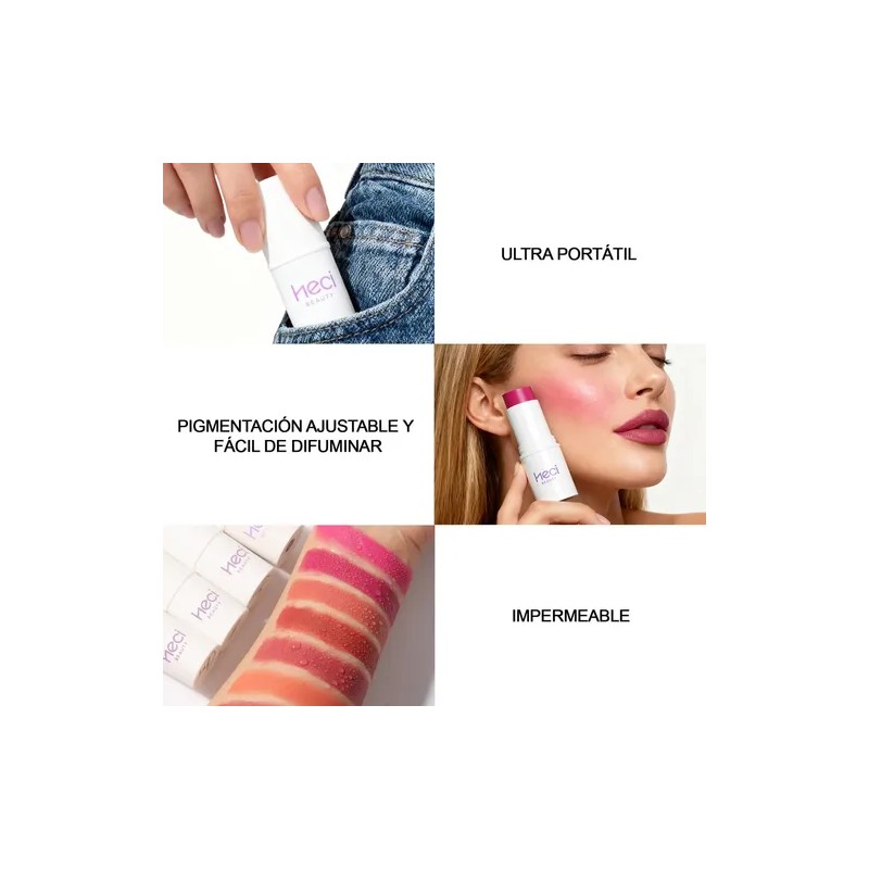 Monochromatic Rubor En Barra/labial Ojos, Mejillas Y Labios Tono Del