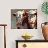 CANVAS ON DEMAND Cow Belles Wall Decal, Cow Artwork