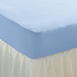 Chums Stretch Terry Fitted Sheets Blue