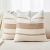 GriNeed Throw Pillow Covers Set of 2 18x18 Inch Boho