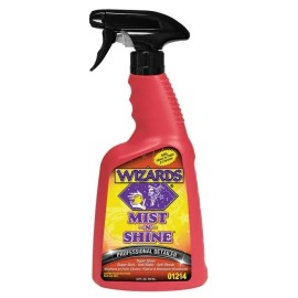Wizards Products 1214 Mist-N-Shine 22 oz Spray Bottle Professional Detailer