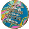 46 Year AA Medallion Marble Tahiti Teal Pink Gold Sobriety