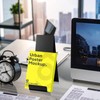 Afcabakila 4 Pack Black Metal Brochure Holder, 8.9" Vertical Display