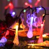 DropShaped 30 LED Solar String Light Waterproof Garden Decoration Light